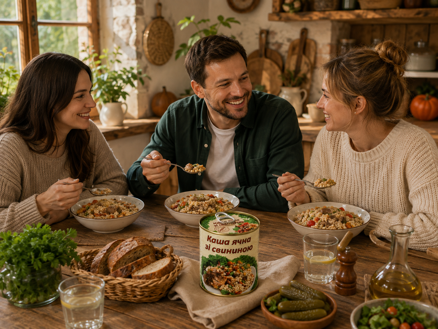 Каша L'appetit ячна зі свининою 340 г - Зображення 3