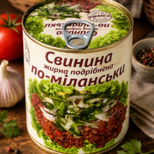 Свинина L'appetit Жирна подрібнена по-міланськи 340 г